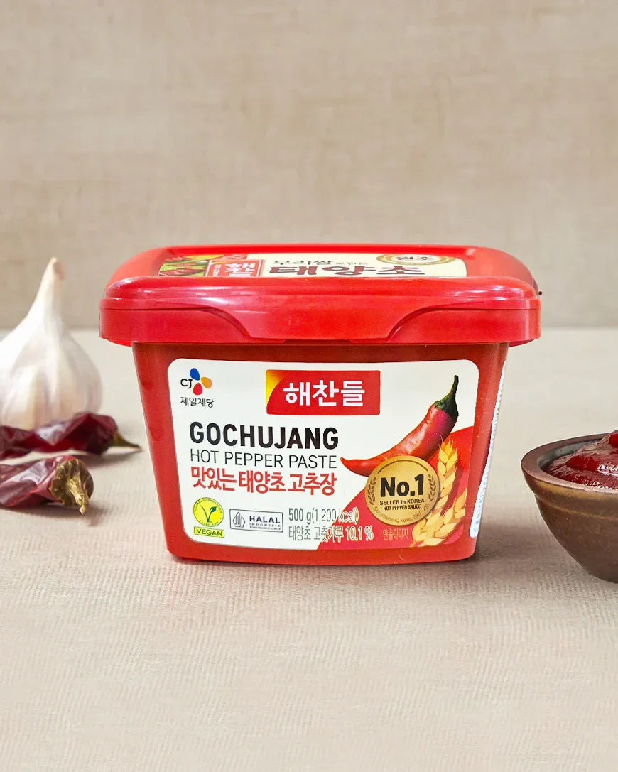 해찬들 맛있는 태양초 골드 고추장 500g - DotAsia