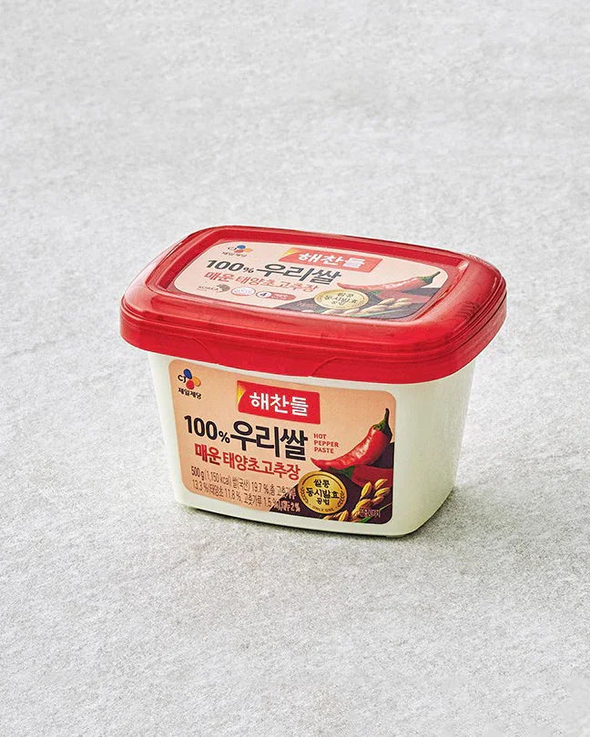 해찬들 태양초 매운 우리쌀 고추장 500g - DotAsia