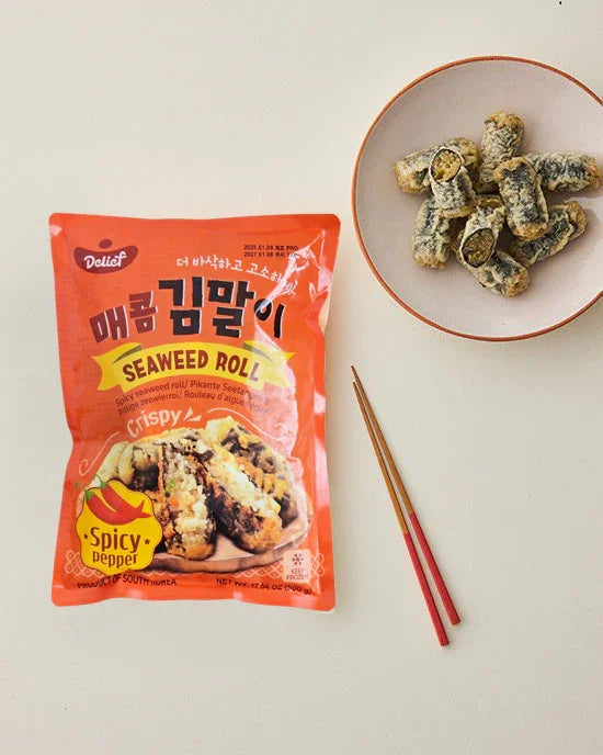 딜리프 매콤 김말이 500g - 냉동 - DotAsia