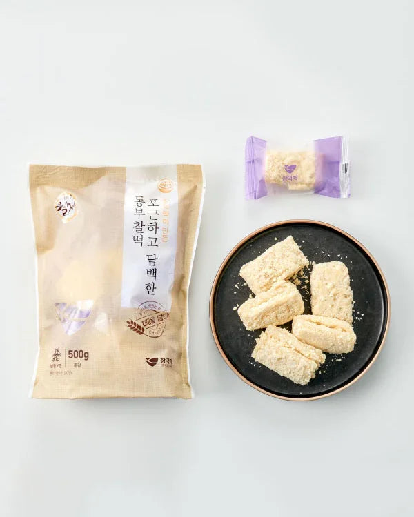 Changok Rice Cake Mung Bean Glutinous Rice Cake 500g - Frozen - DotAsia