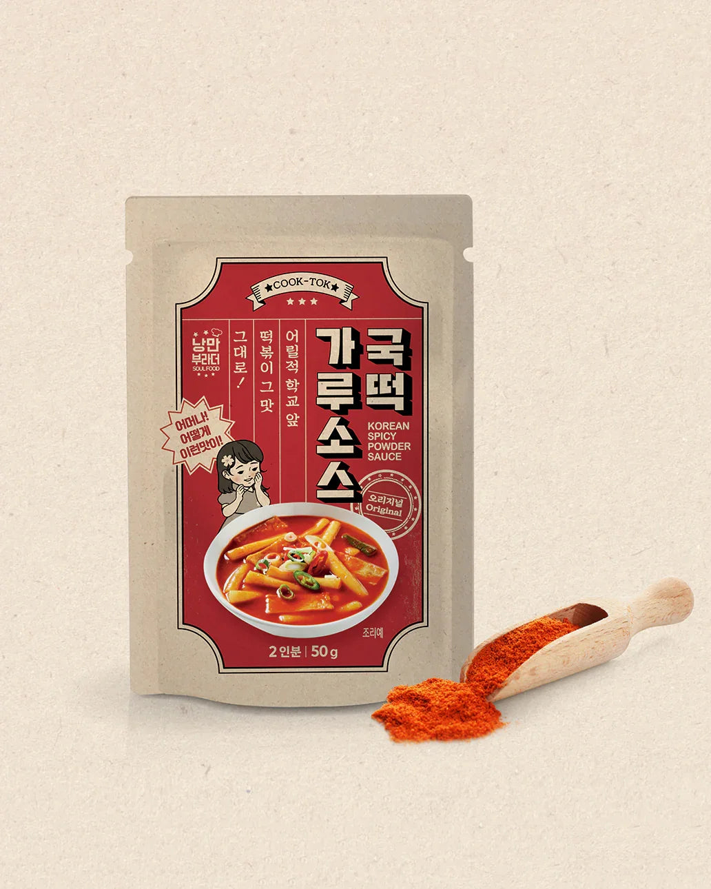 국떡 가루소스 떡볶이 50g*5개입 - DotAsia