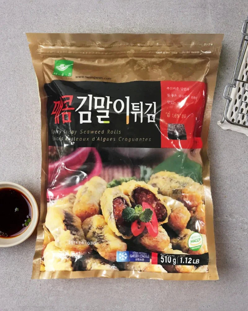 Saongwon Spicy Fried Seaweed Rolls 510g - Frozen - DotAsia