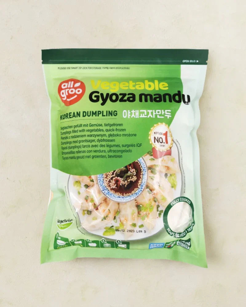 Ollguru Vegetable Gyoza Dumplings 540g - Frozen - DotAsia