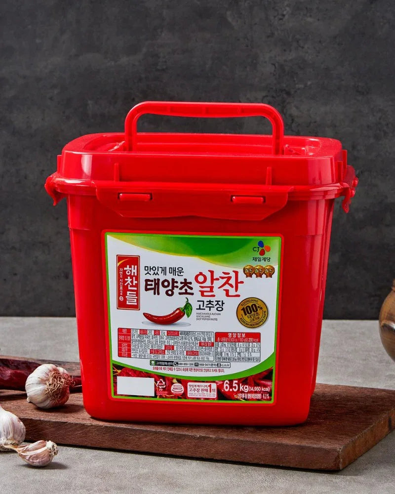 Haechandle Sun-dried Red Pepper Premium Gochujang 6.5kg - DotAsia