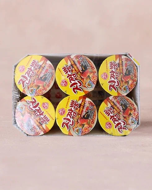 Ottogi Jin Jjamppong Small Cup 6-Pack - DotAsia