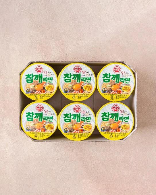 Ottogi Sesame Ramen Small Cup 6-Pack 1 - DotAsia
