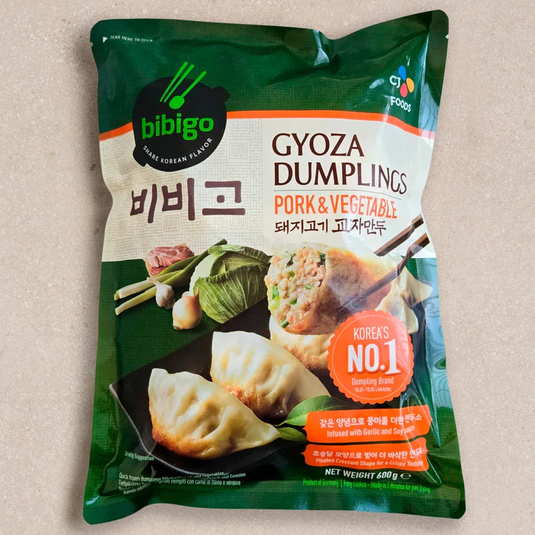 비비고 돼지고기교자만두 600g - 냉동 - DotAsia