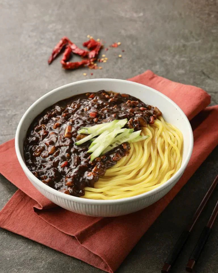 Sempio Sichuan Hand-pulled Jjajang 640g 1 - DotAsia