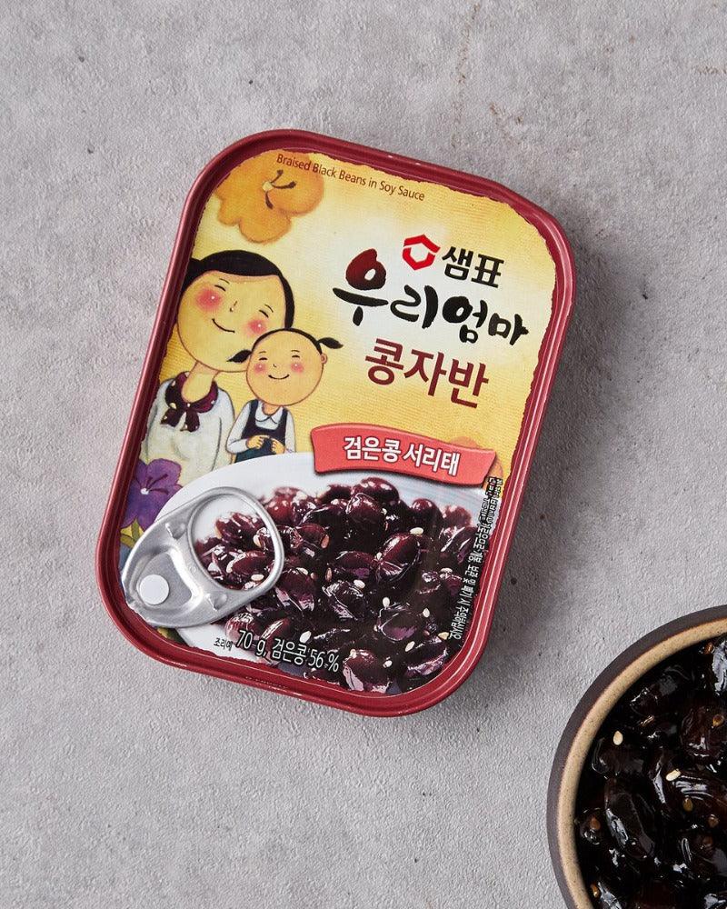 Sempio Our Mom's Seasoned Black Beans 70g - DotAsia