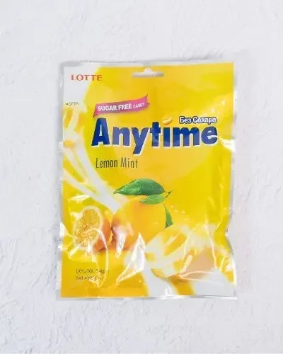 Lotte Anytime Lemon Mint 74g - DotAsia