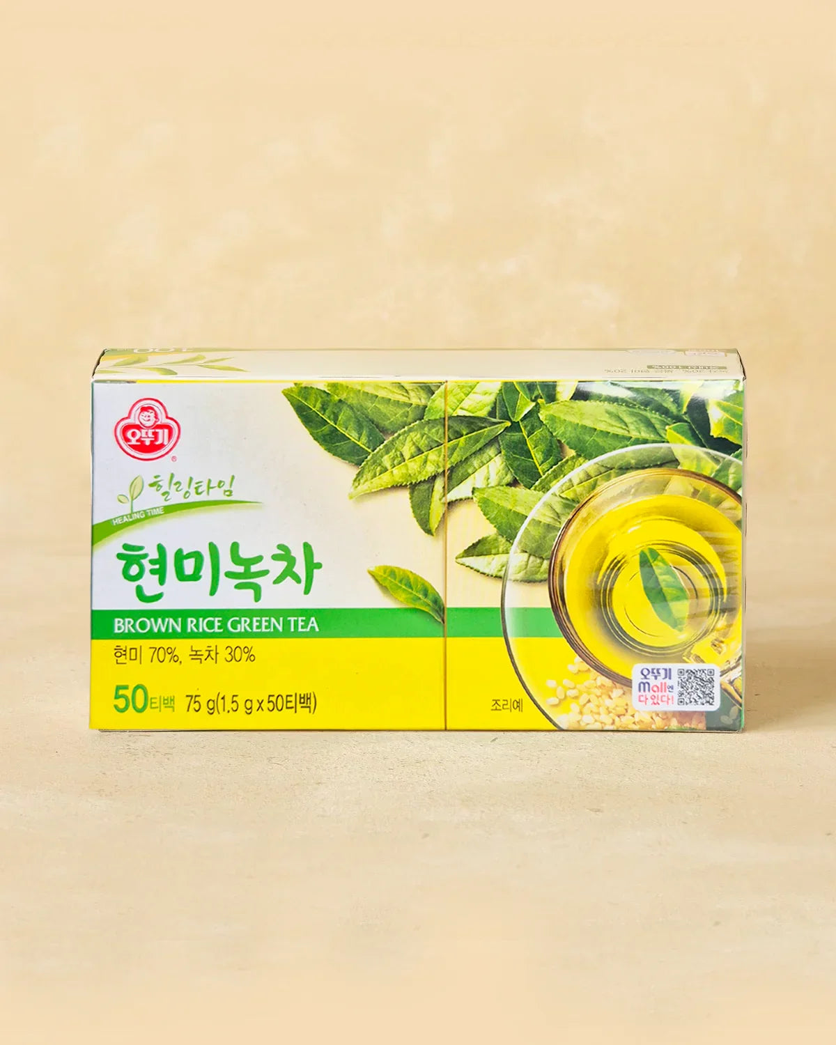 Ottogi Brown Rice Green Tea 75g (50 Tea Bags) - DotAsia