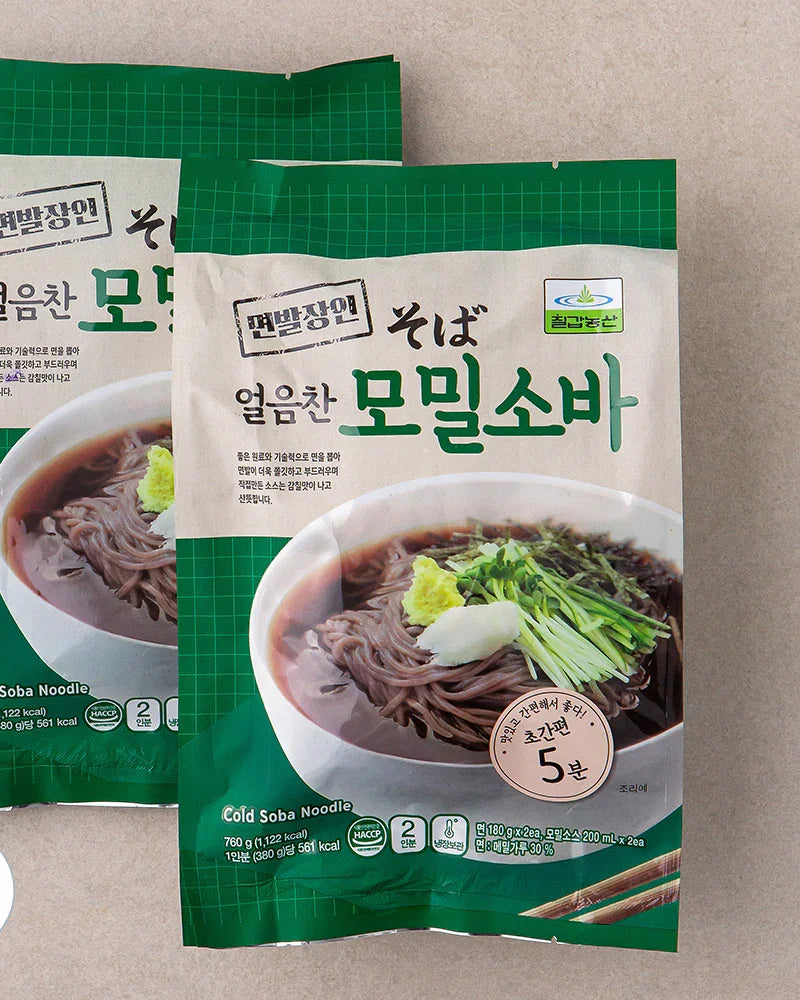 Chilgab Ice-Cold Buckwheat Soba (Katsuobushi Soba Sauce) 760g - Refrigerated - DotAsia