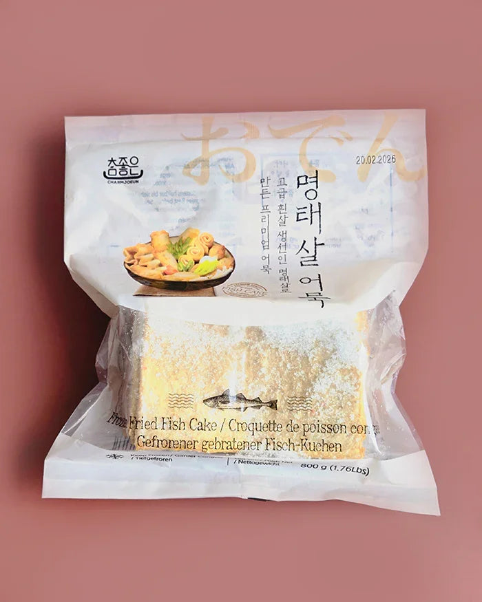 Chamjoeun Pollack Square Fish Cake 800g - Frozen - DotAsia