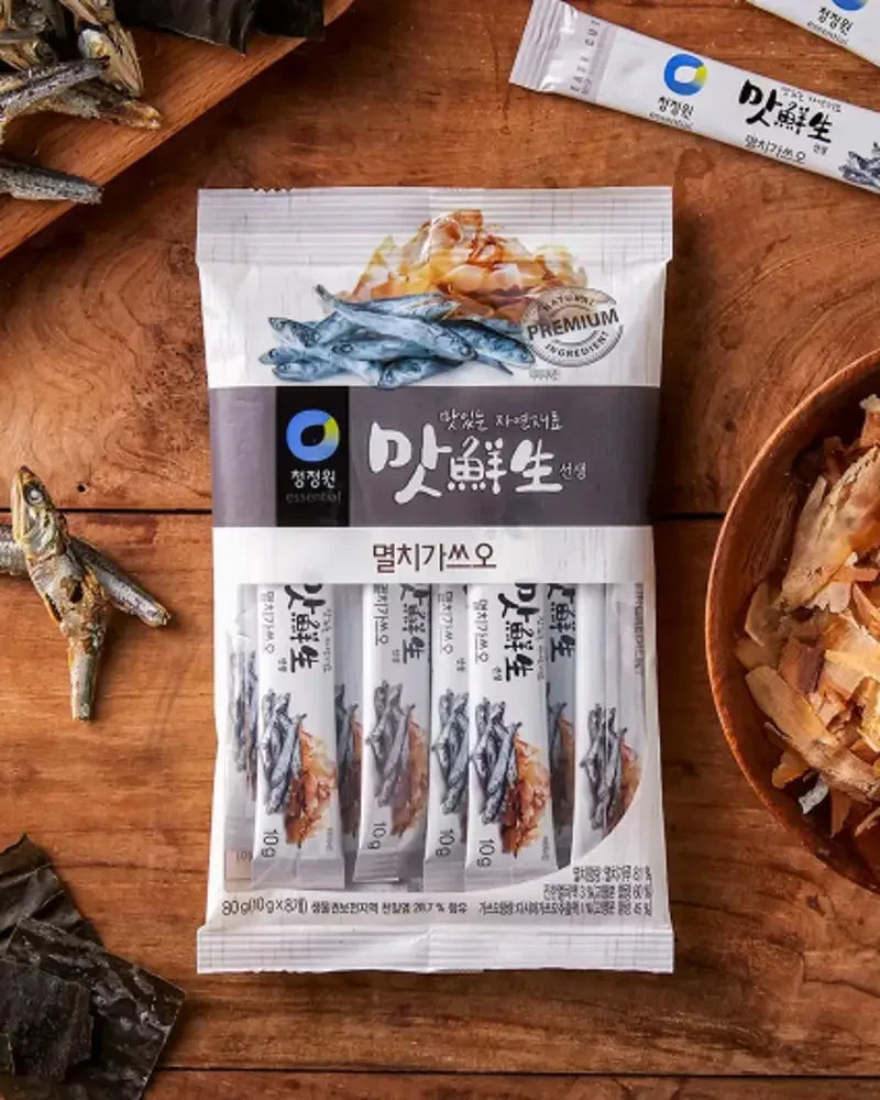 Chungjungone Maseonsaeng Anchovy Bonito 80g (10 packs) - DotAsia