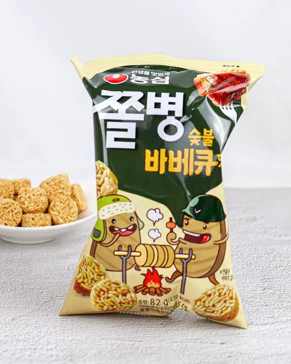 농심 쫄병스낵 바베큐 82g - DotAsia