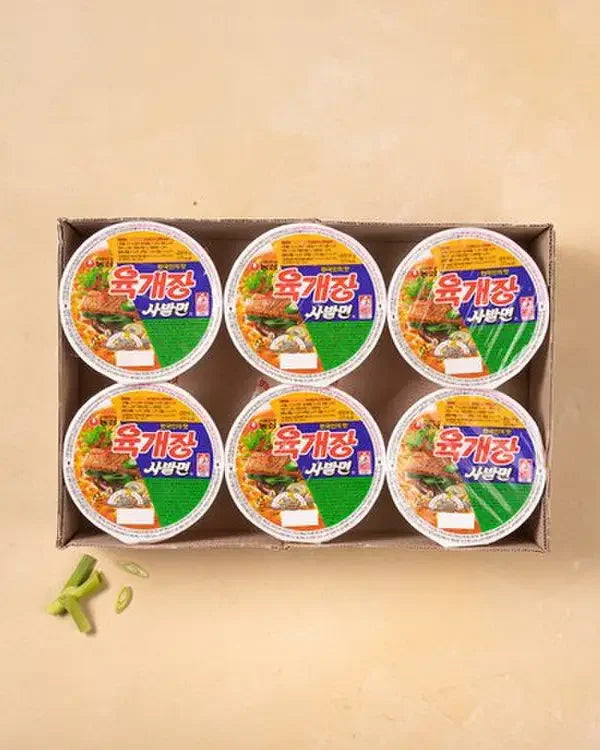 농심 육개장 사발면 86g*6개입 - DotAsia