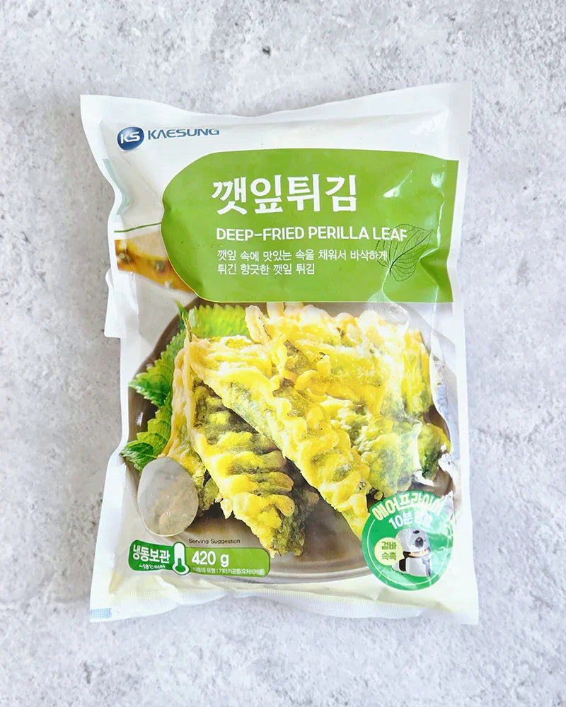 개성 깻잎튀김 (9입) 420g - 냉동 - DotAsia