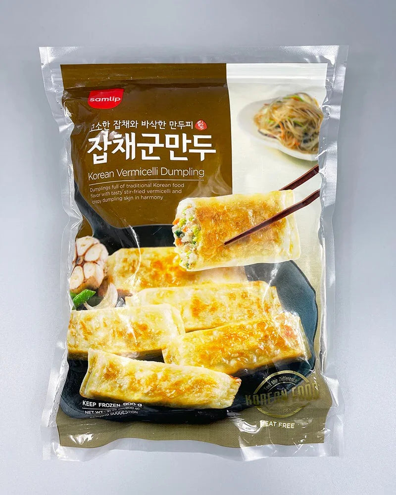 Samlip Japchae Pan-fried Dumplings 900g - Frozen - DotAsia