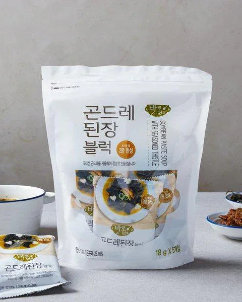 BaroMeokCook Gondre Soybean Paste Block 90g 5 Pack - DotAsia