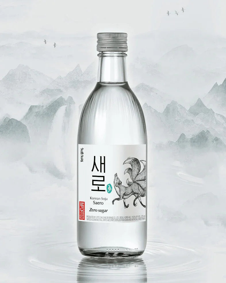 Lotte Chum Churum Saero Soju Alc. 14.5% 375ml (Zero Sugar) - DotAsia