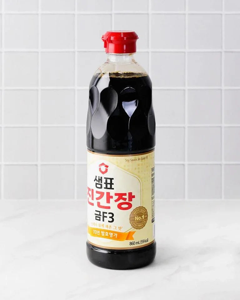 Sempio Jin Ganjang Gold F3 860ml - DotAsia