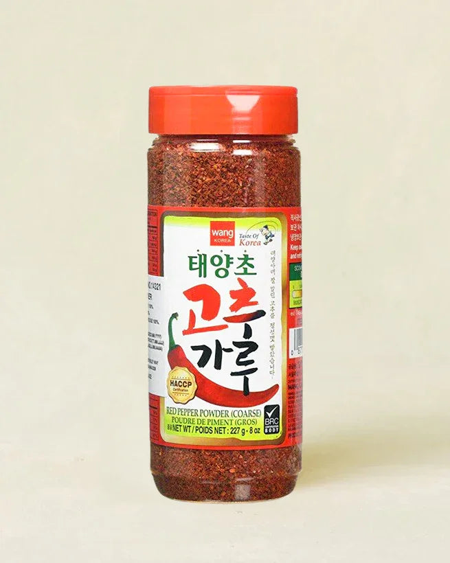 Wang Sun-Dried Red Pepper Powder (Coarse, for Kimchi) PET 227g - DotAsia