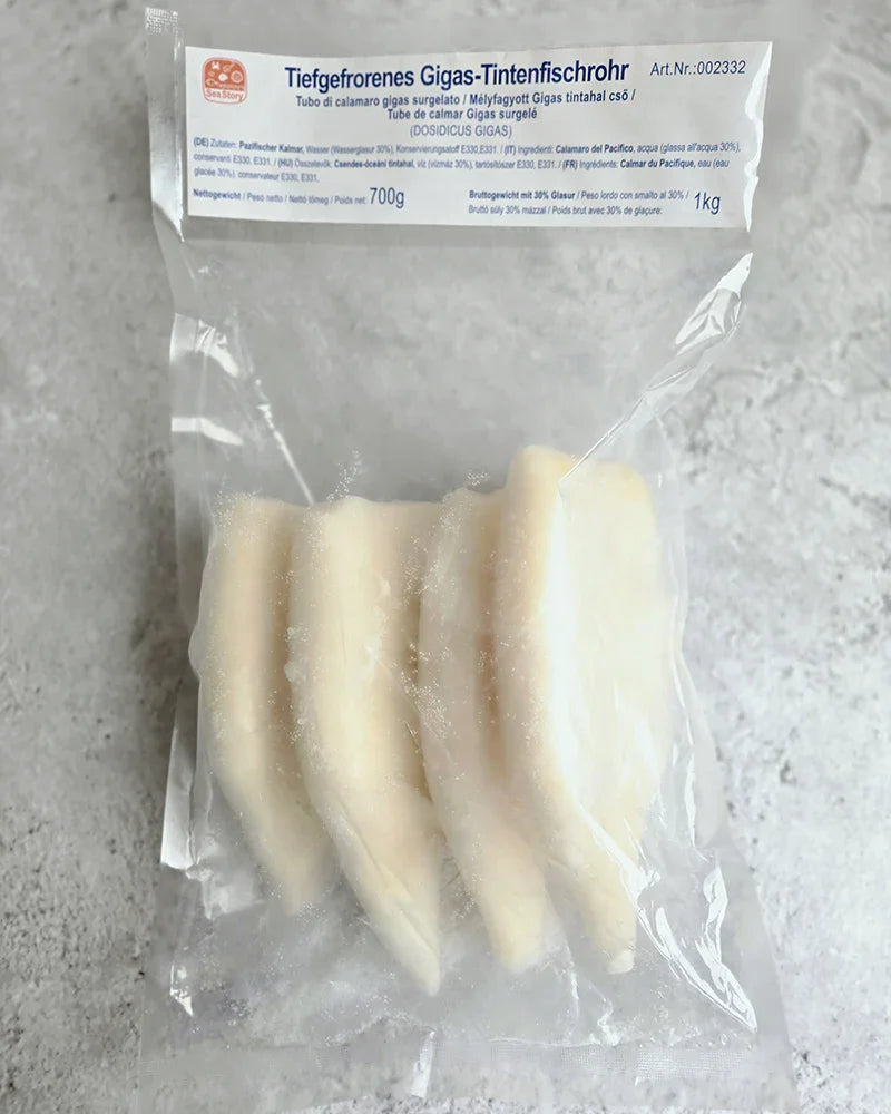 Squid Tube U5 700g 4-Pack - Frozen - DotAsia