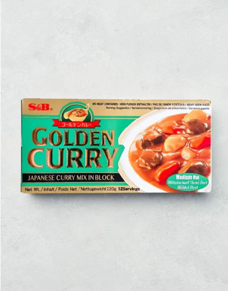 S&B 골든카레 약간매운맛 220g - DotAsia