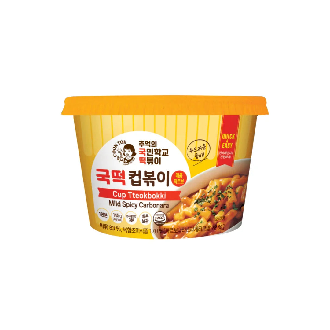 Guk-Tteok Cup-Bokki Scharf Carbonara 140g