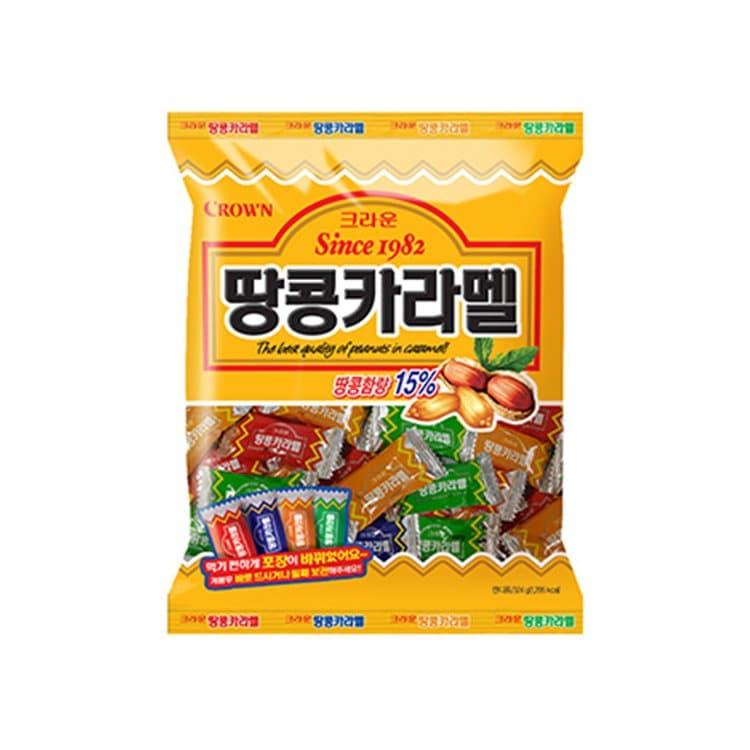 크라운 땅콩카라멜 120g - DotAsia