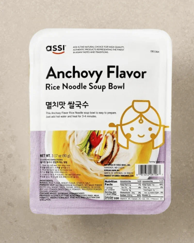 Assi Anchovy Flavor Rice Noodle 90g - DotAsia
