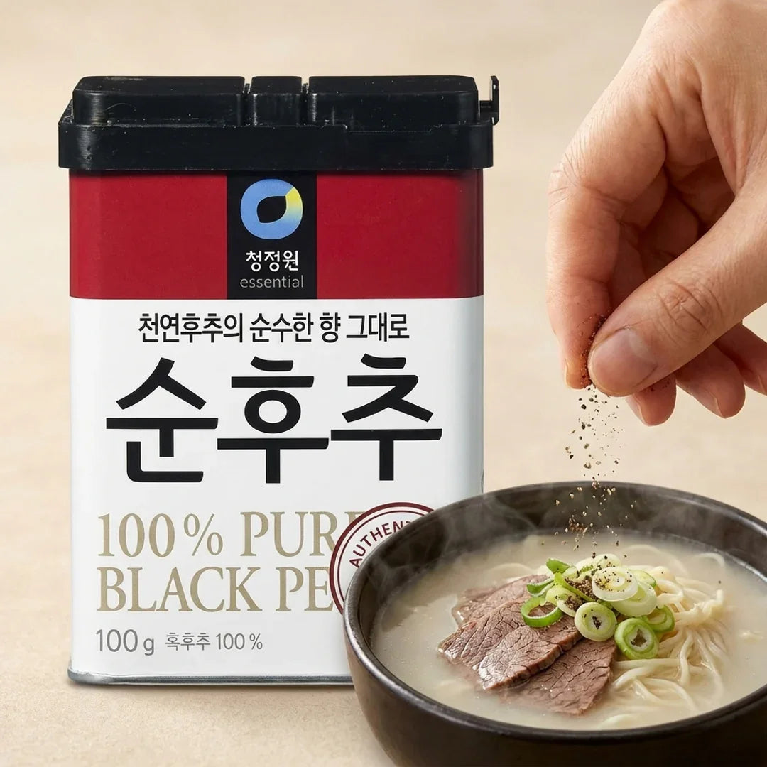 Chungjungone Pure Black Pepper 100g 1 - DotAsia
