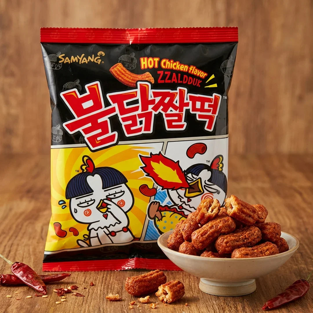 Samyang Buldak Spicy Rice Cakes 120g 1 - DotAsia