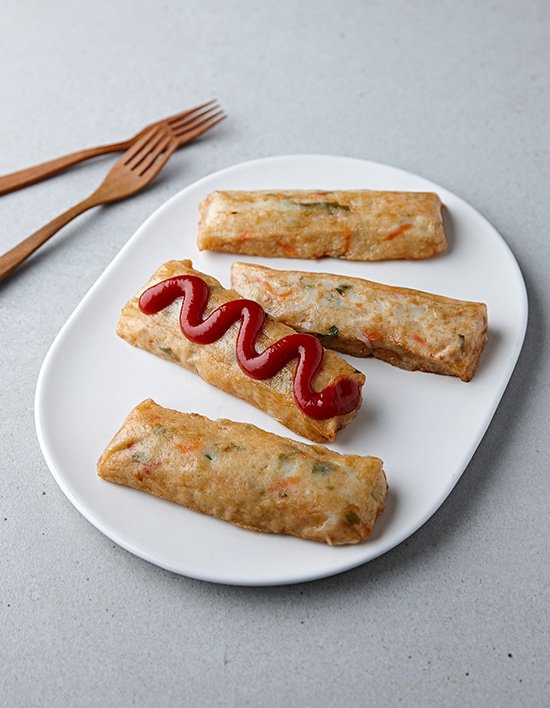 고래사 야채어묵말이 130g (2개입) - 냉동