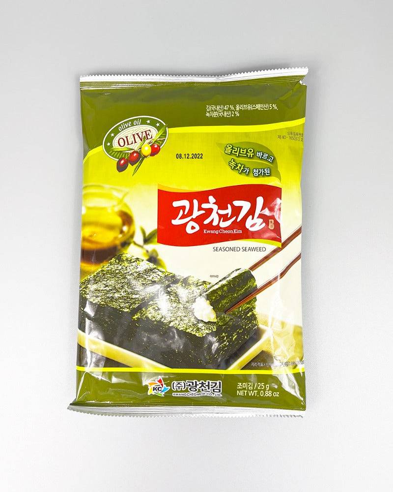 광천 올리브유녹차 전장김 25g - DotAsia :: 유럽 최대 아시아 식품 온라인몰 | 한국 K-Food ·일본·중국 식품 전문