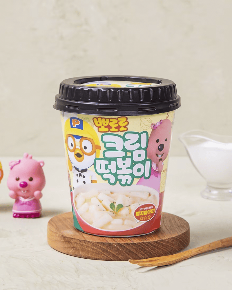어니스트 뽀로로 크림맛 떡볶이 115g - DotAsia :: 유럽 최대 아시아 식품 온라인몰 | 한국 K-Food ·일본·중국 식품 전문