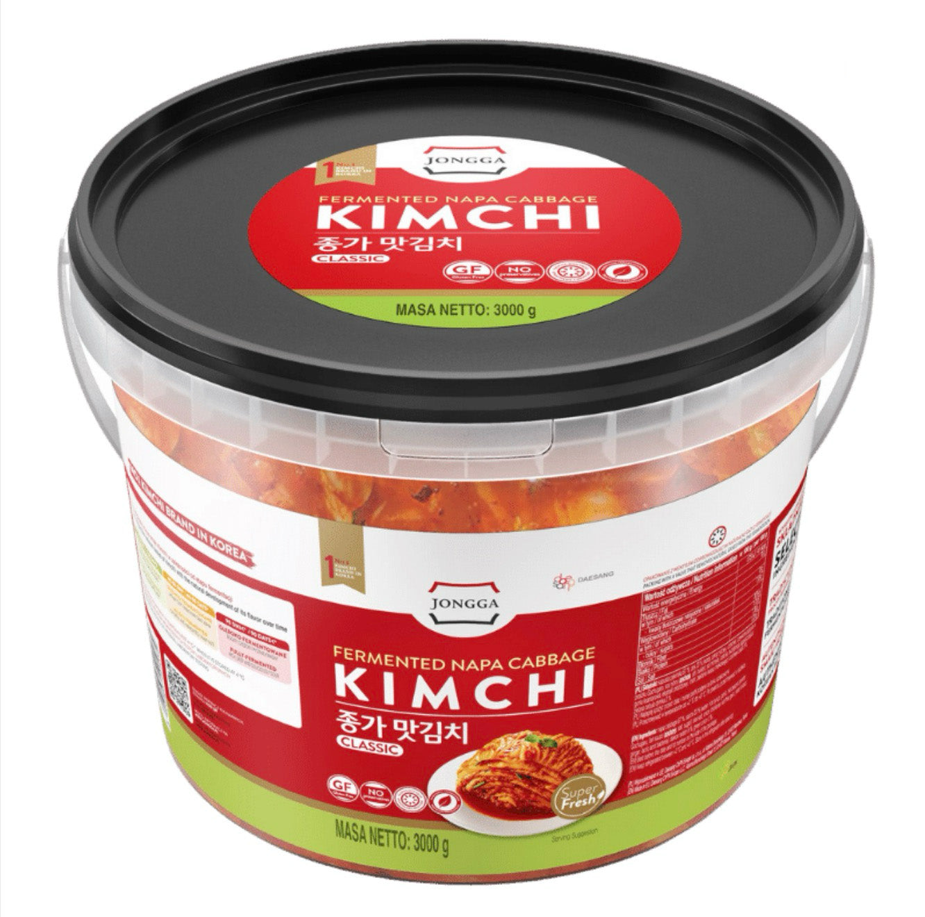 종가집 맛김치 3kg 단지형 - 냉장