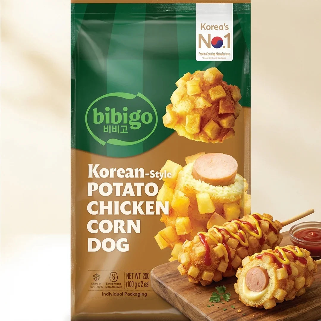 비비고 콘 핫도그 200g (2개입) - 냉동