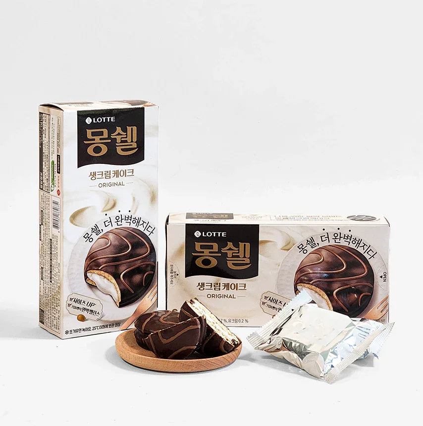 Lotte Mont Cher Cream Cake 204g (6 pieces) 2