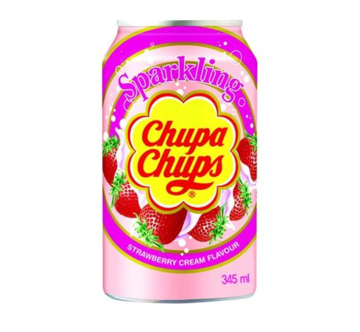 남양 츄파츕스 스파클링 딸기&크림 345ml - DotAsia