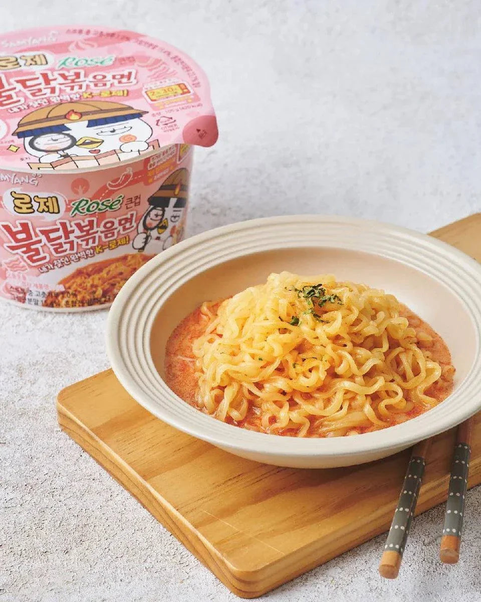 Samyang Rose Buldak Big Cup 105g - DotAsia