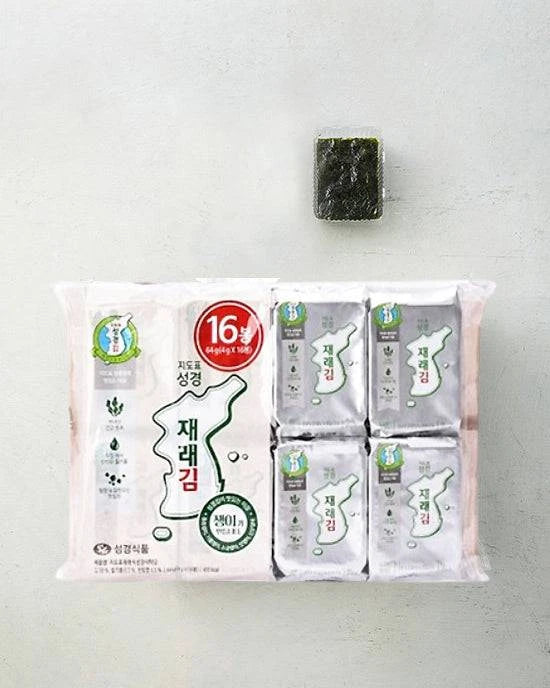 성경 재래김 도시락 4g*16봉 - DotAsia :: 유럽 최대 아시아 식품 온라인몰 | 한국 K-Food ·일본·중국 식품 전문