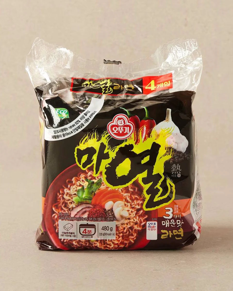 오뚜기 마열라면 4개입 - DotAsia :: 유럽 최대 아시아 식품 온라인몰 | 한국 K-Food ·일본·중국 식품 전문