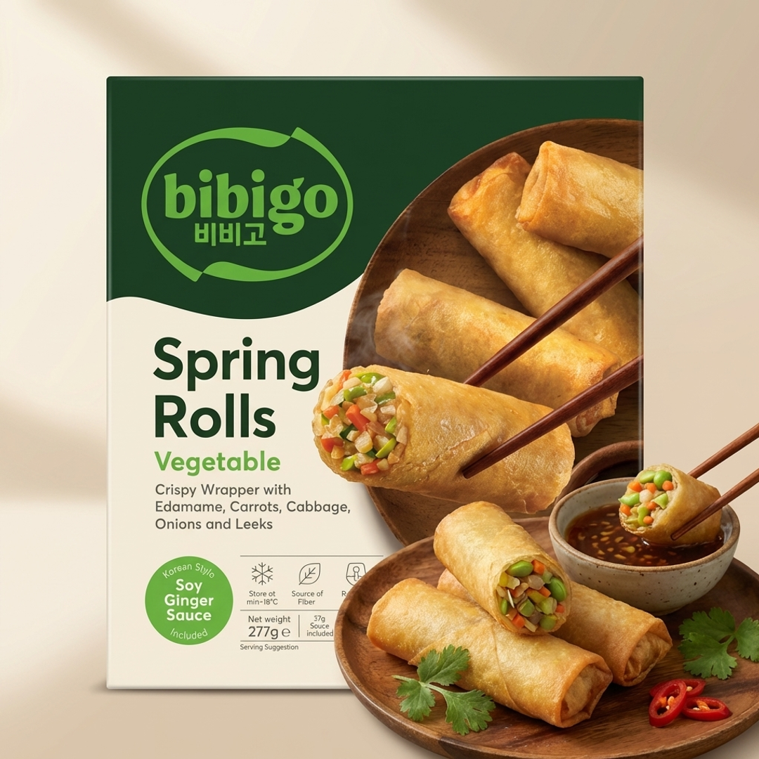 비비고 야채 스프링롤 250g - 냉동