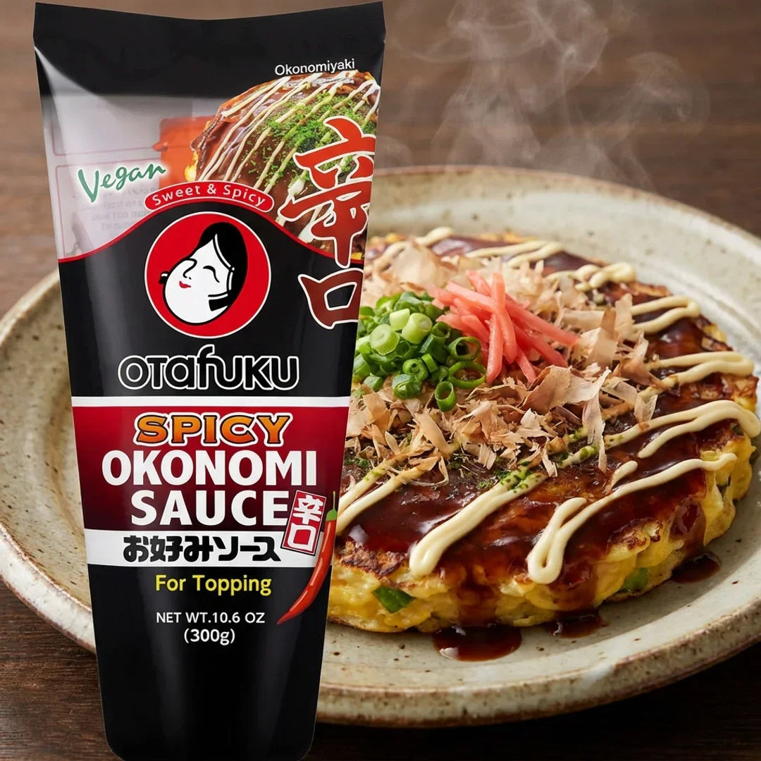 Otafuku Okonomiyaki Sauce Spicy 300g 2 - DotAsia