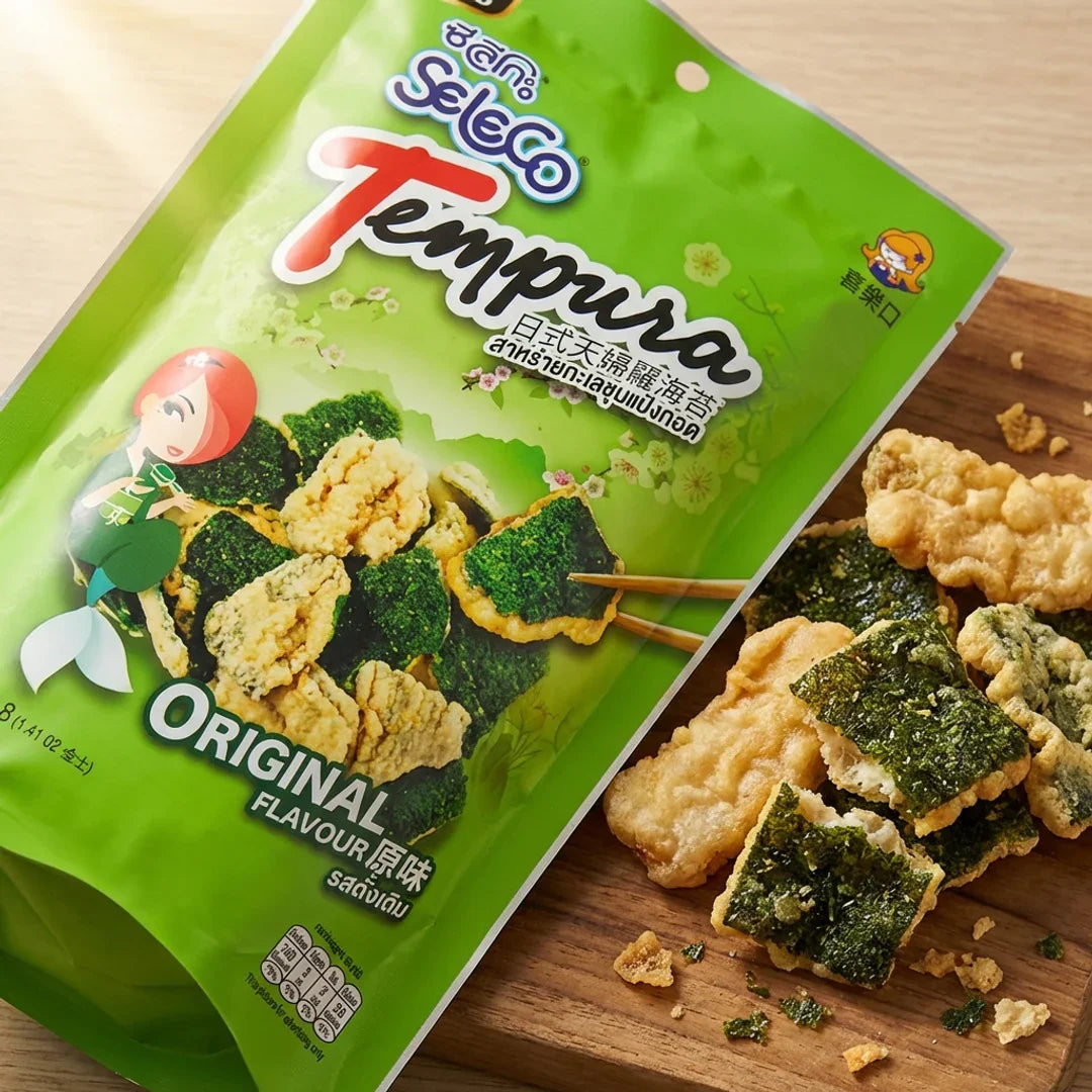 Seleco Crispy Seaweed Snack Original 40g 2 - DotAsia