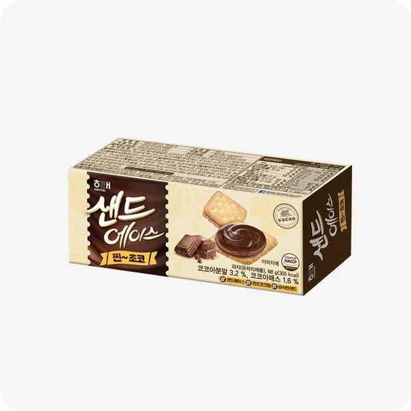 해태 샌드 에이스 찐초코 68g - DotAsia