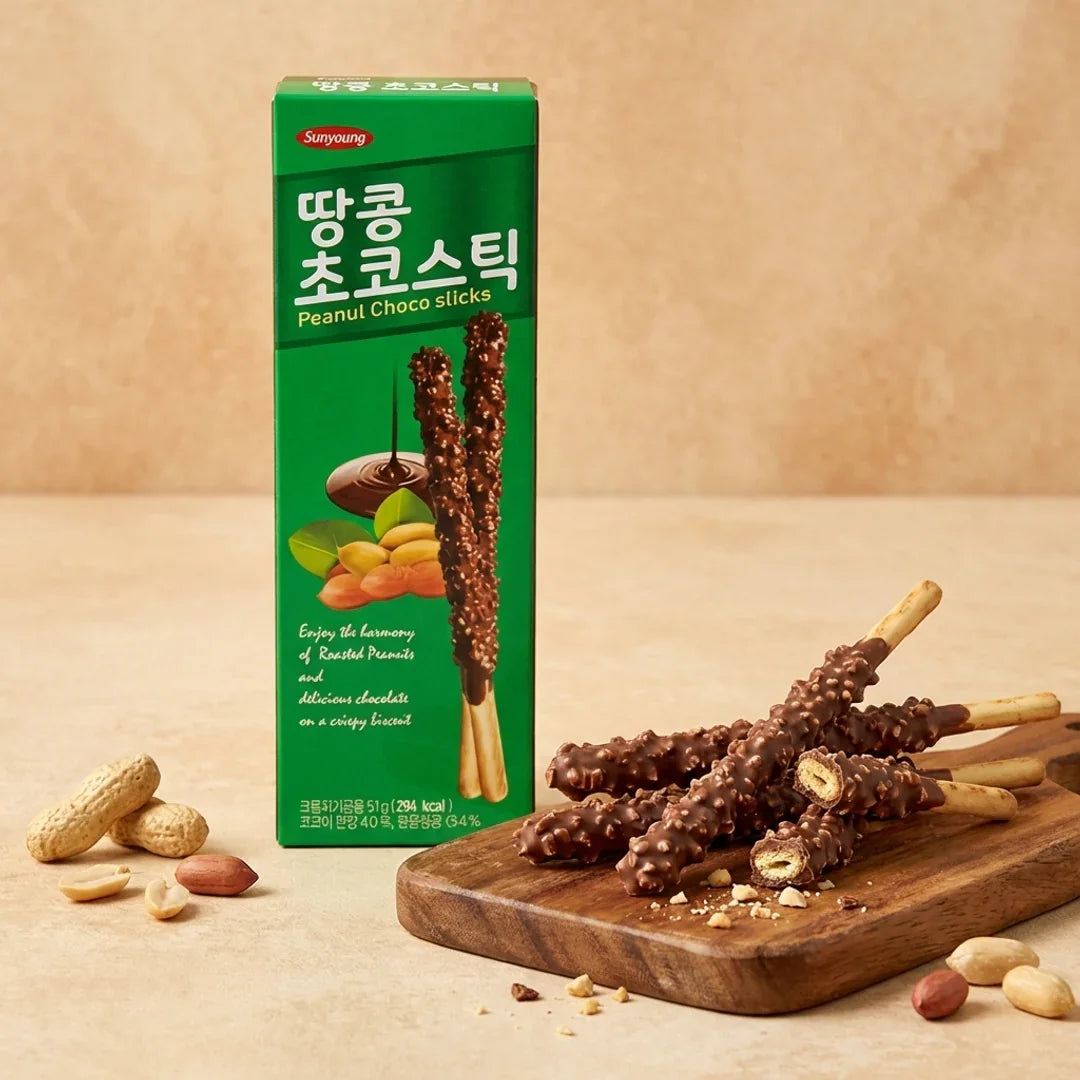 Peanut Chocolate Sticks 54g 1 - DotAsia