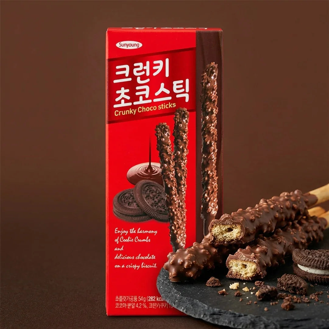 Almond Chocolate Stick Crunchy 54g 1 - DotAsia