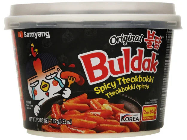 Samyang Authentic Korean Rice Cake in Spicy Sauce - Buldak Tteokbokki 185g